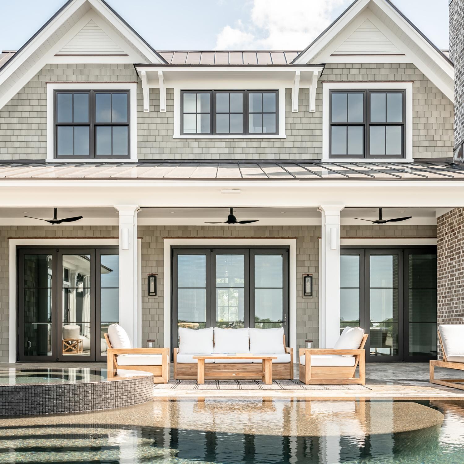 Teak + Table Relax Sofa in Sand - Lifestyle thumbnail