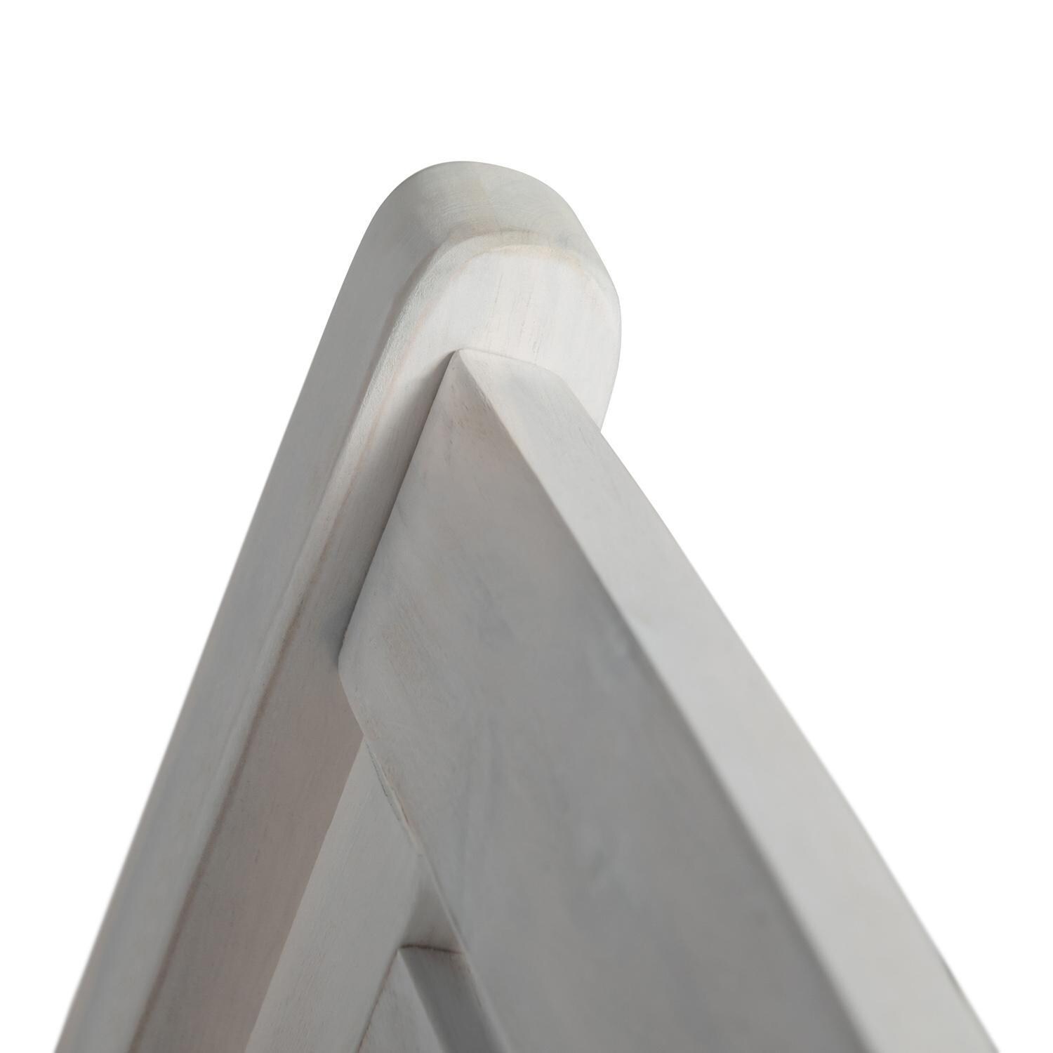 Ultimate Patio Horizon Way Acacia Patio Rocking Chair - White Wash - Backrest Detail thumbnail