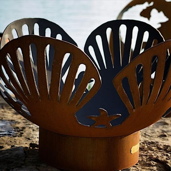 Fire Pit Art Barefoot Beach Wood Burning Fire Pit thumbnail