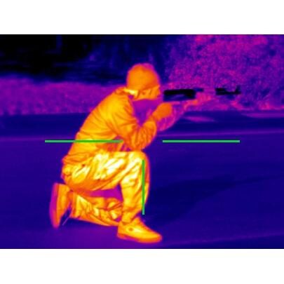 ATN THOR320 Color Digital Thermal Imaging Weapon Sight Color Mode - 1 thumbnail