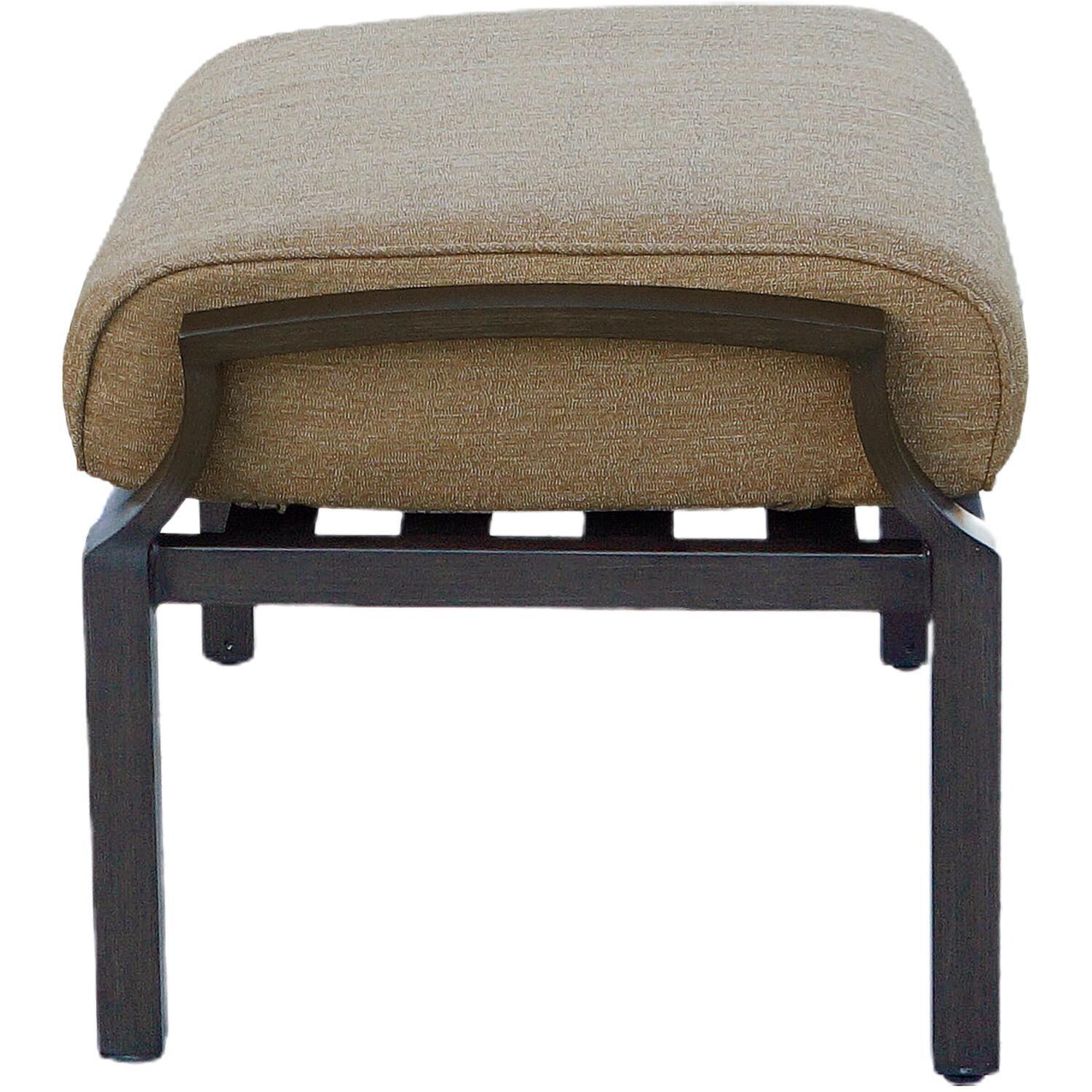 Darlee Brooklyn Ottoman with Cushion (Set of 2) - Side Table - White Background thumbnail