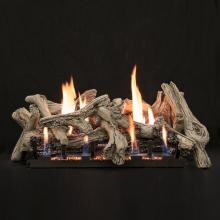 White Mountain Hearth By Empire 30-Inch Driftwood Gas Log Set With Vent-Free Natural Gas Slope Glaze Burner - Manual Safety Pilot image