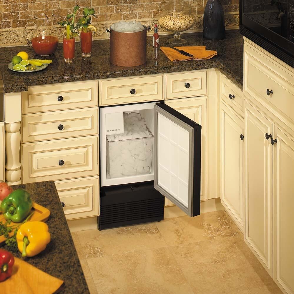 ULine 25 Lb. ADA Compliant Ice Maker Black BI98B BBQGuys