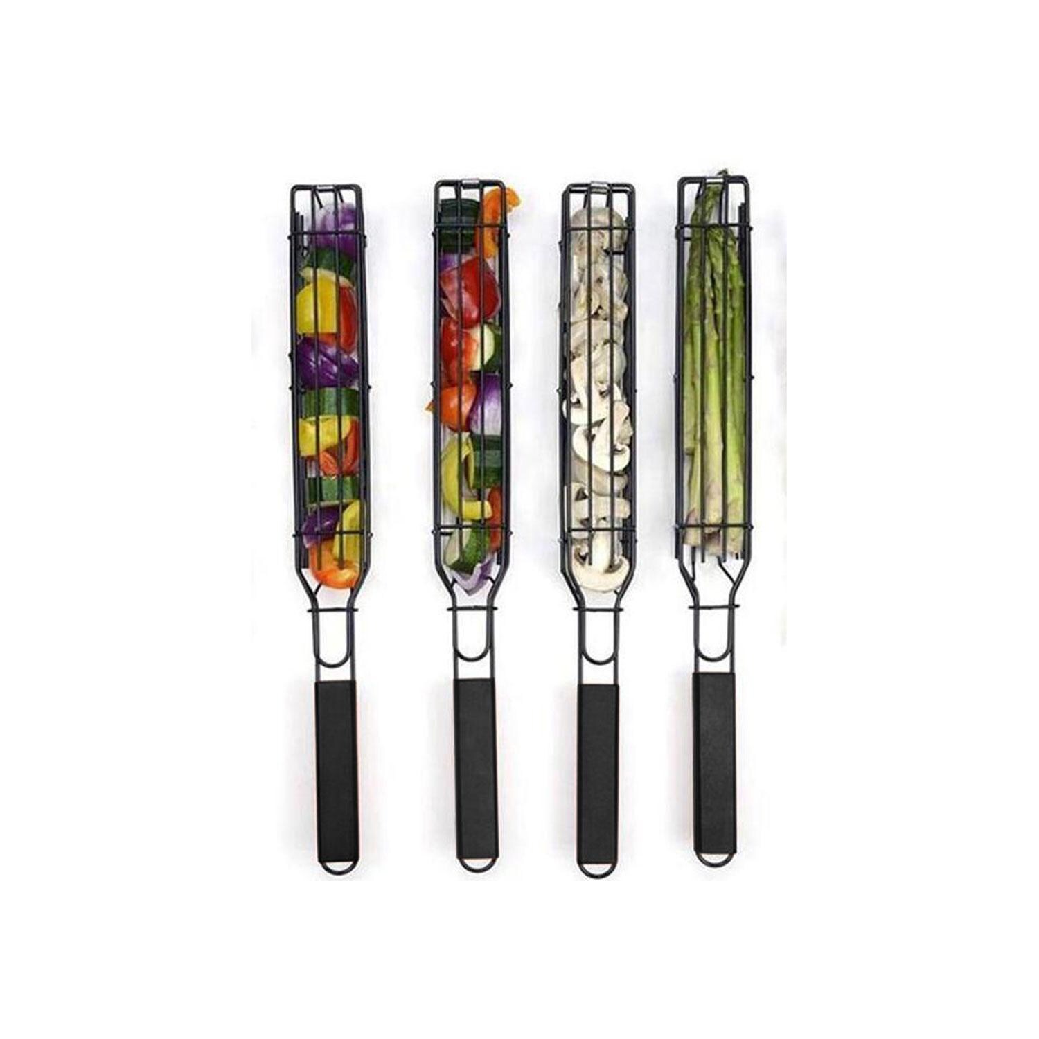 Outset Set of 4 Non-Stick Kabob Grill Basket - Detail 1 thumbnail