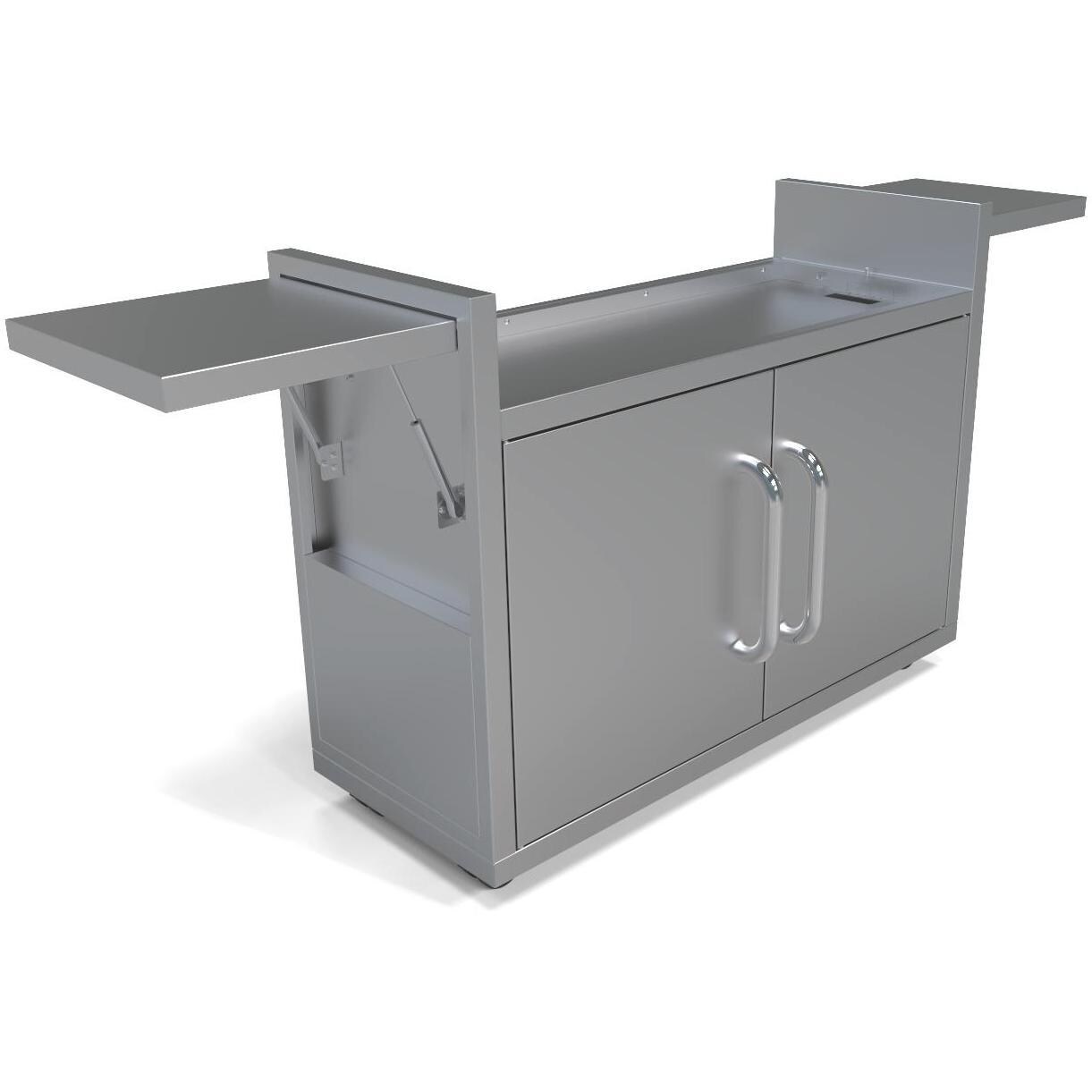 Le Griddle - GFCART105 - Stainless Steel Cart For 41-Inch Ultimate Griddle - Angle thumbnail