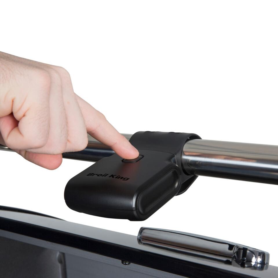 Broil King Cob Grill Light w/ Flex Strap - 60934 - Power Button - White Background thumbnail