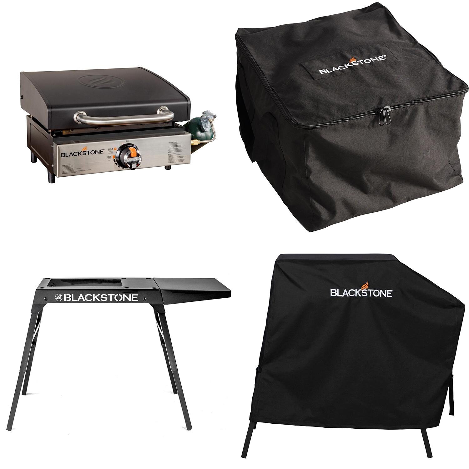 Blackstone 17Inch Tabletop Griddle W/ Carry Bag, Cover, & Stand BBQGuys