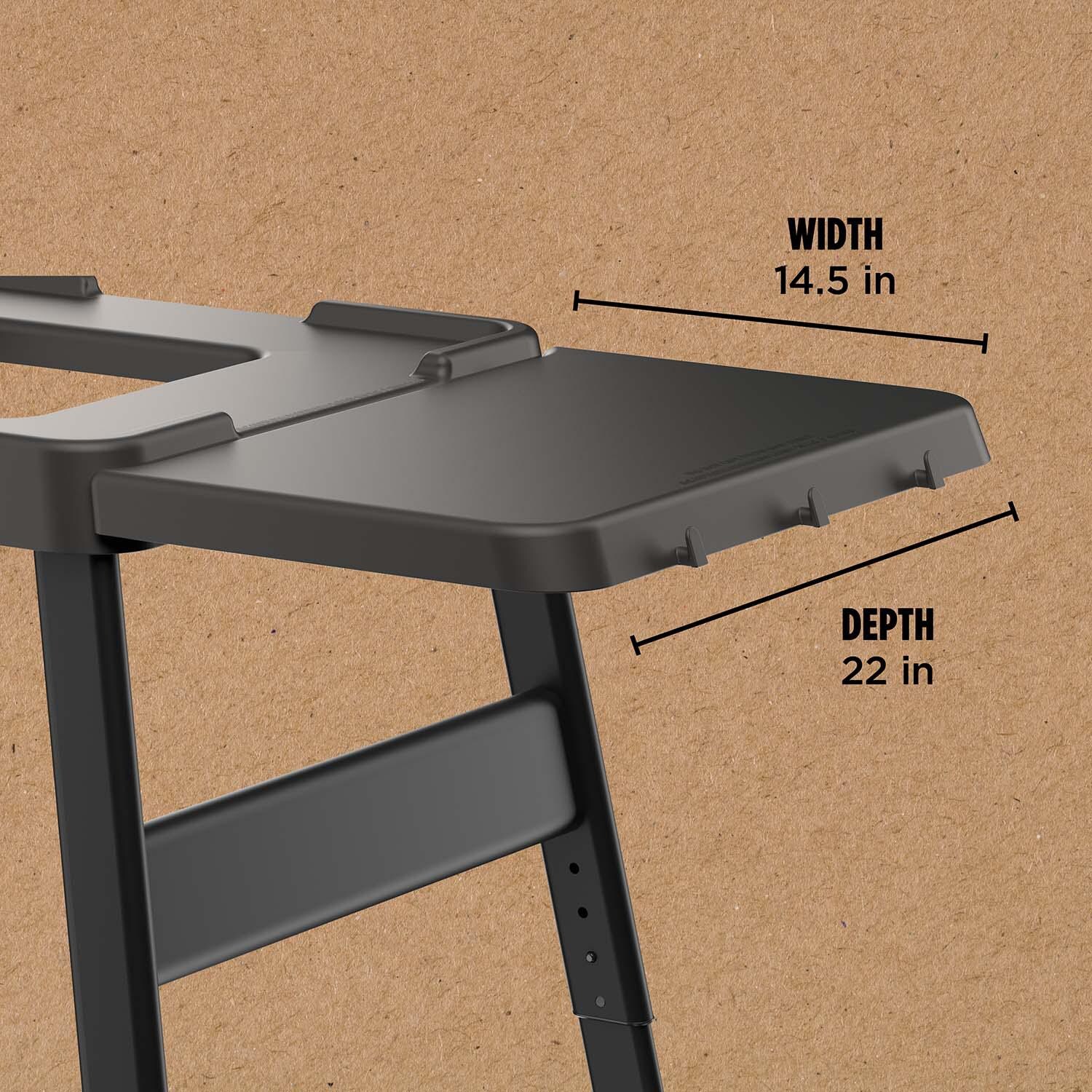 Ninja XSKUSSDTBL Woodfire Attachable Side Table - Dimensions thumbnail