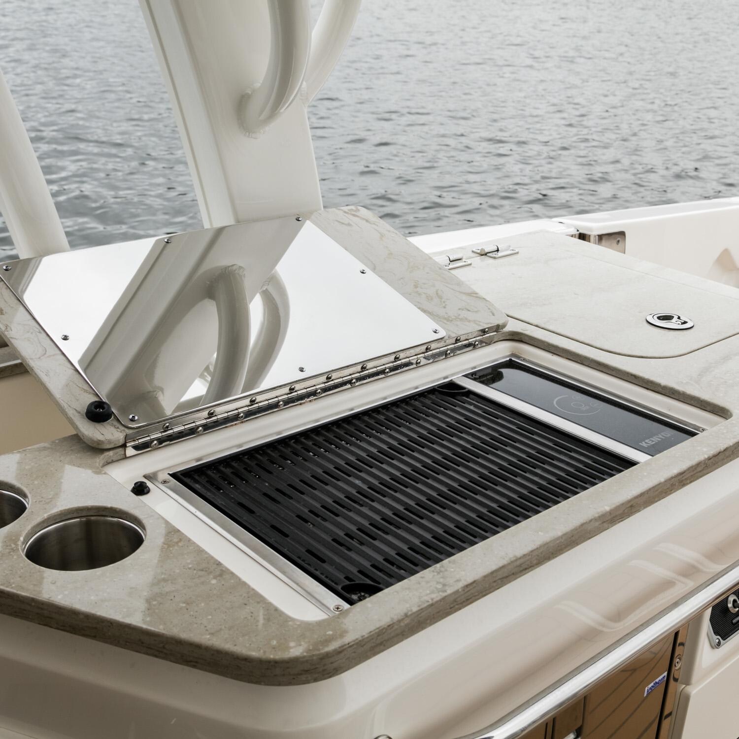 Kenyon B70061 No Lid Electric Grill - Installed thumbnail