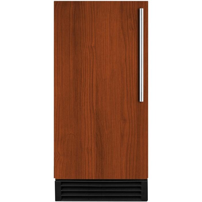 Summit 50 Lb. 15-Inch ADA Compliant Clear Ice Maker - Custom Panel / Black Cabinet - BIM44GIFADA