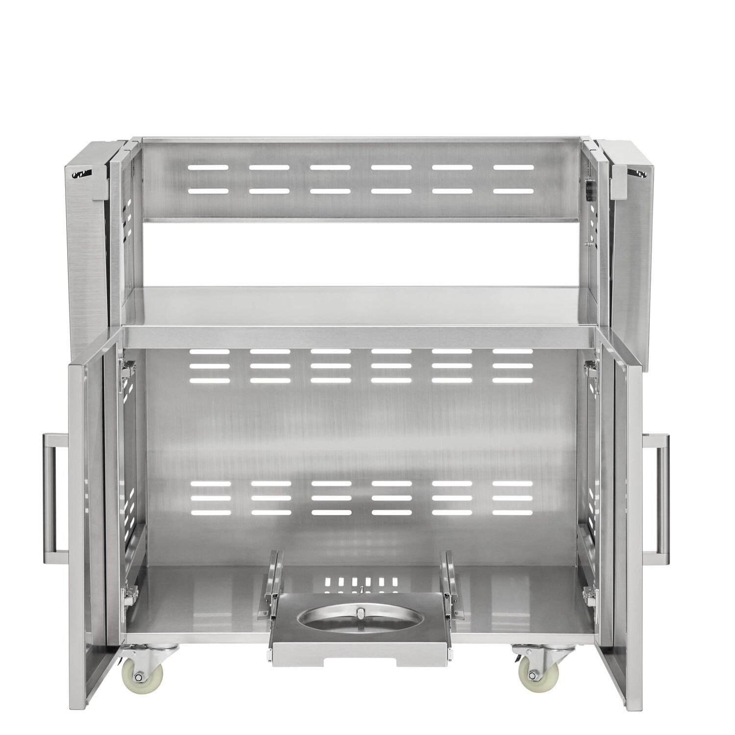 Coyote Outdoor Living Cart for 34 Inch C-Series Grill - Open - White Background thumbnail