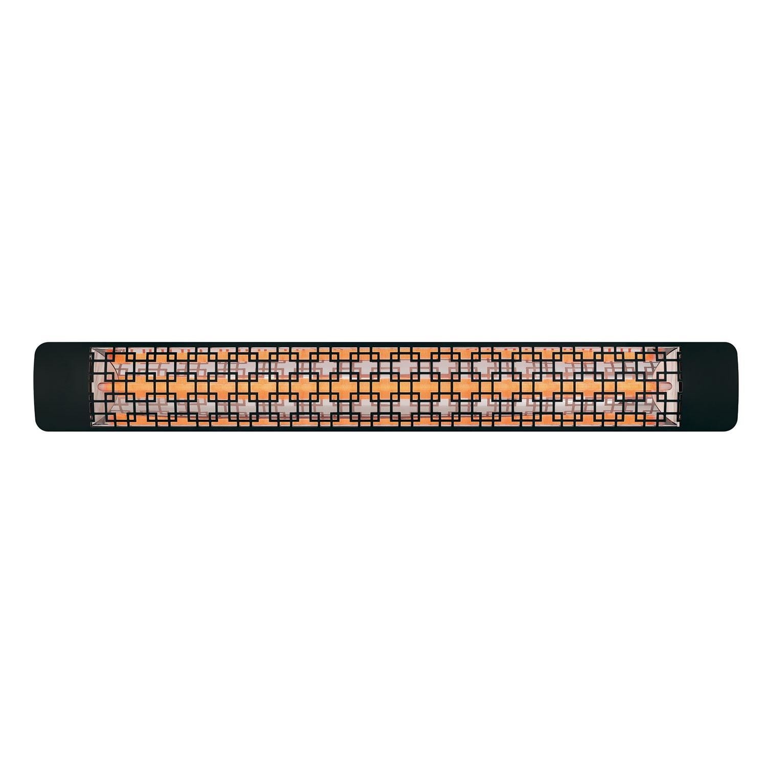 Eurofase Brix Series 61 Inch 3000 Watt Single Element Marine Grade 277V Electric Patio Heater in Black - EF30277B5
