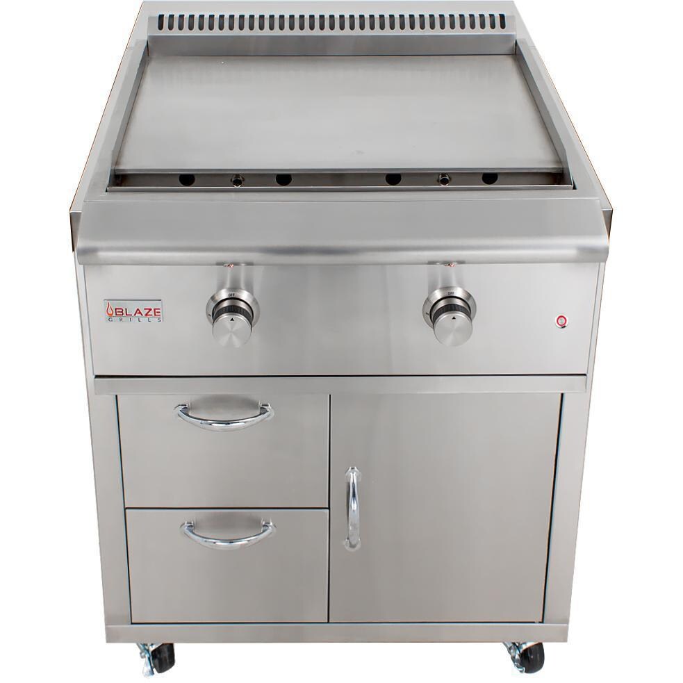 Blaze Premium LTE 30Inch Propane Gas Griddle With Lights BLZGRIDDLE