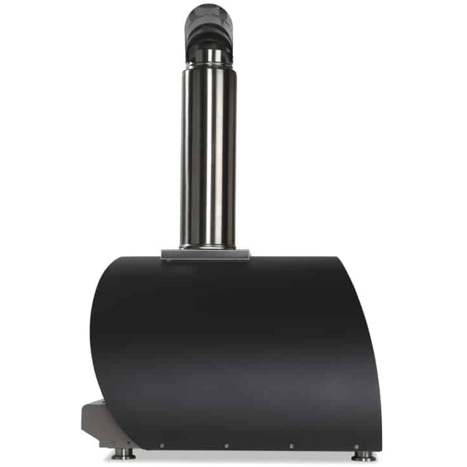 Coyote C1PZ40WMB Duomo Wood-Fired Pizza Oven - Matte Black - Right Side - White Background thumbnail