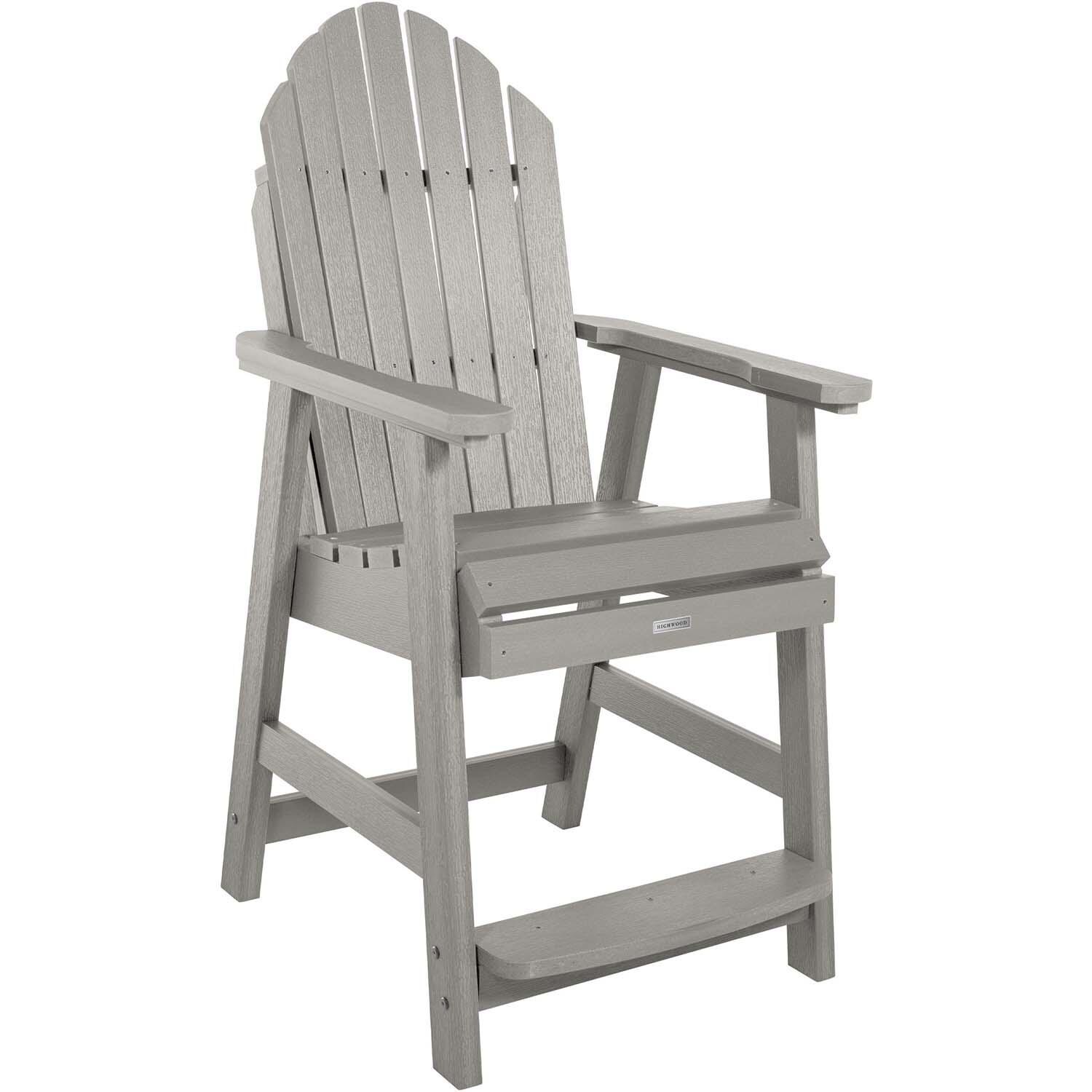 Dream Bay Counter Deck Chair in Harbor Grey by Lakeview Outdoor Designs - White Background thumbnail