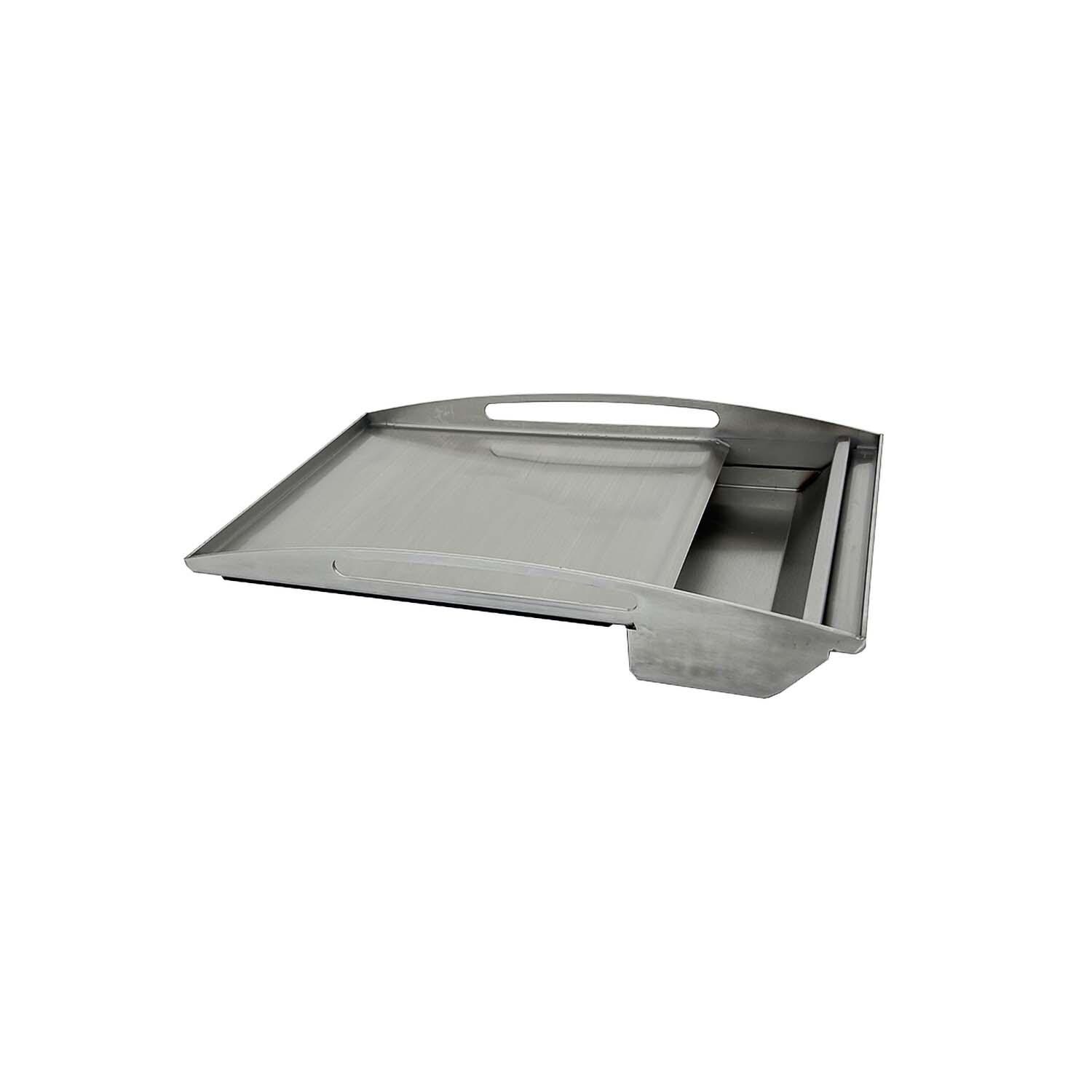 Le Griddle ASG2 Dual Plated Stainless Steel Griddle for ARG Grills - White Background thumbnail