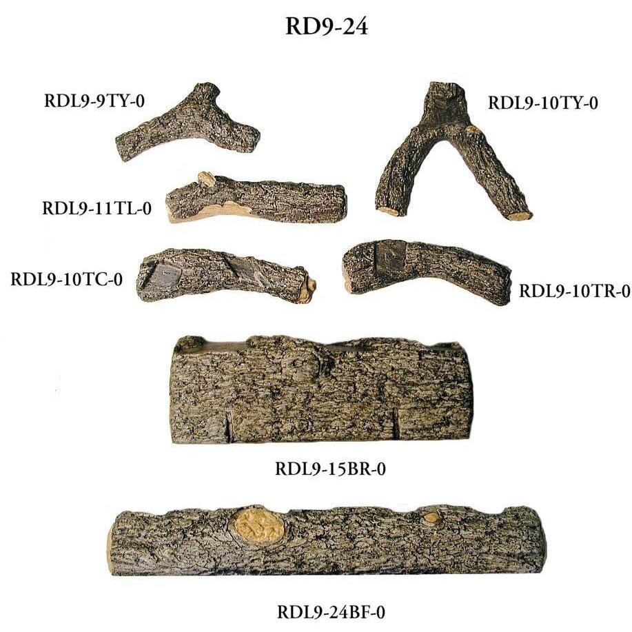 Peterson Real Fyre Golden Oak Designer Log Breakdown thumbnail
