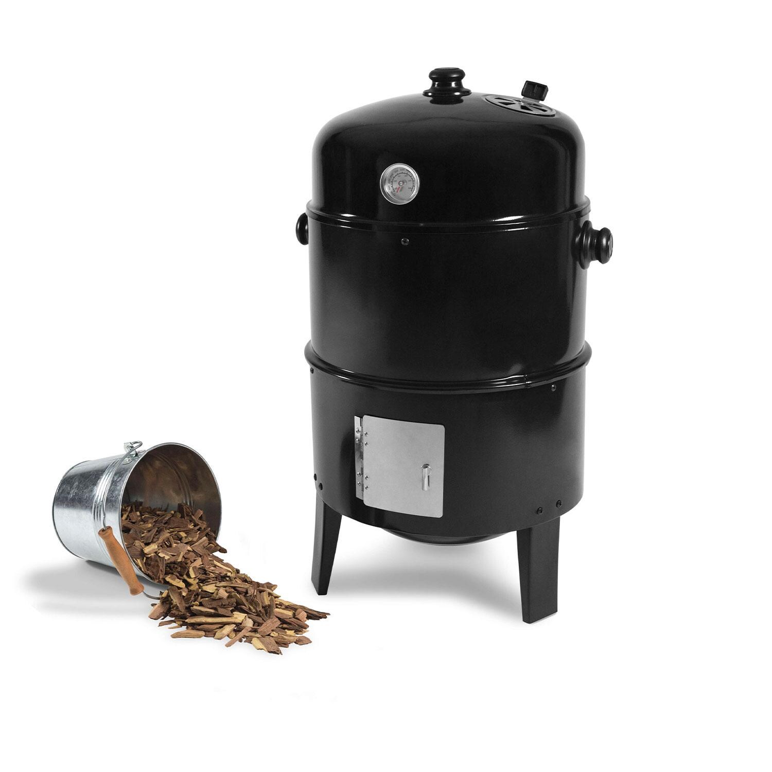 GrillPro 31816 Traditional Charcoal Smoker - Charcoal - White Background thumbnail