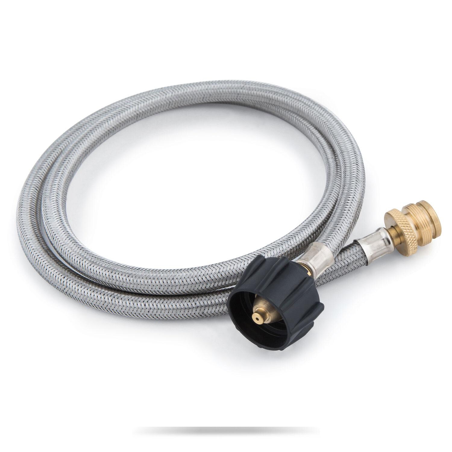 Broil King 68004 Braided Stainless 4 Ft. Hose W/ Adapter - Display - White Background thumbnail