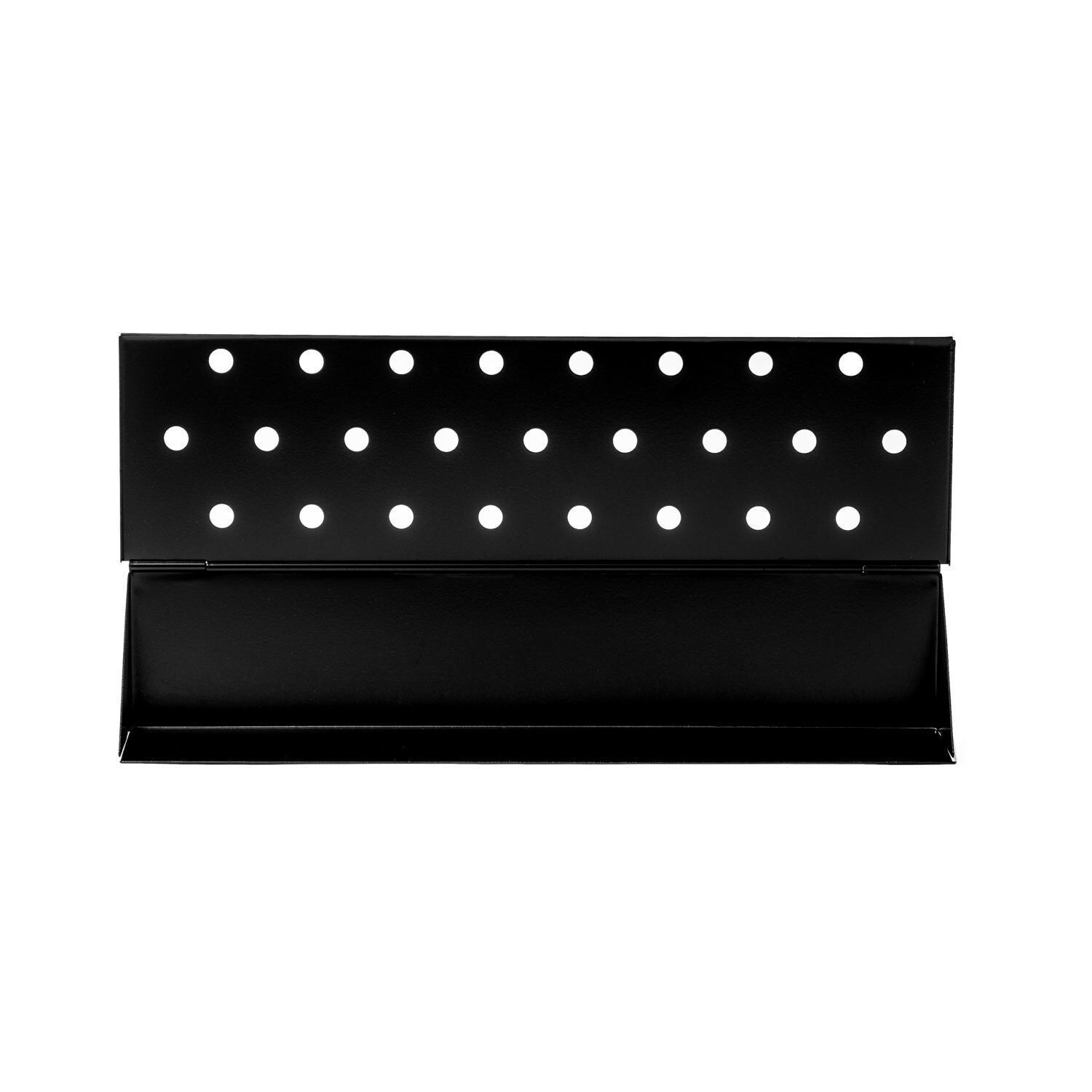 BBQGuys Signature BBQ-VSBX Non-Stick Grill Smoker Box - Open - White Background thumbnail