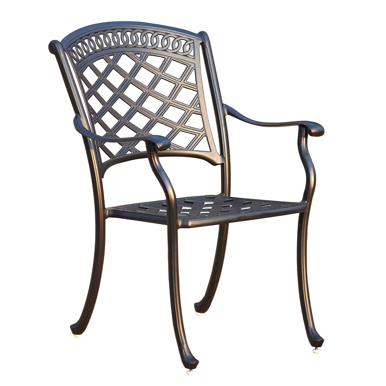 Darlee Sedona 5 Piece Cast Aluminum Patio Dining Set - Antique Bronze thumbnail