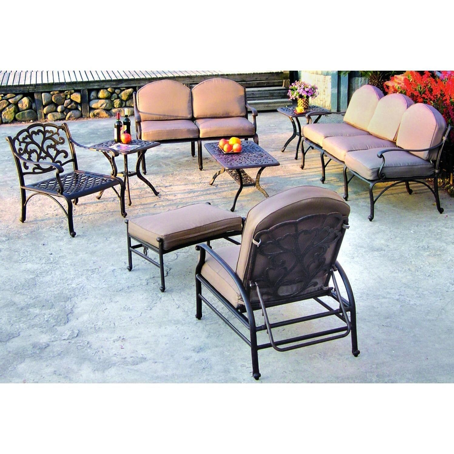Darlee Catalina 7-Person Patio Conversation Set thumbnail