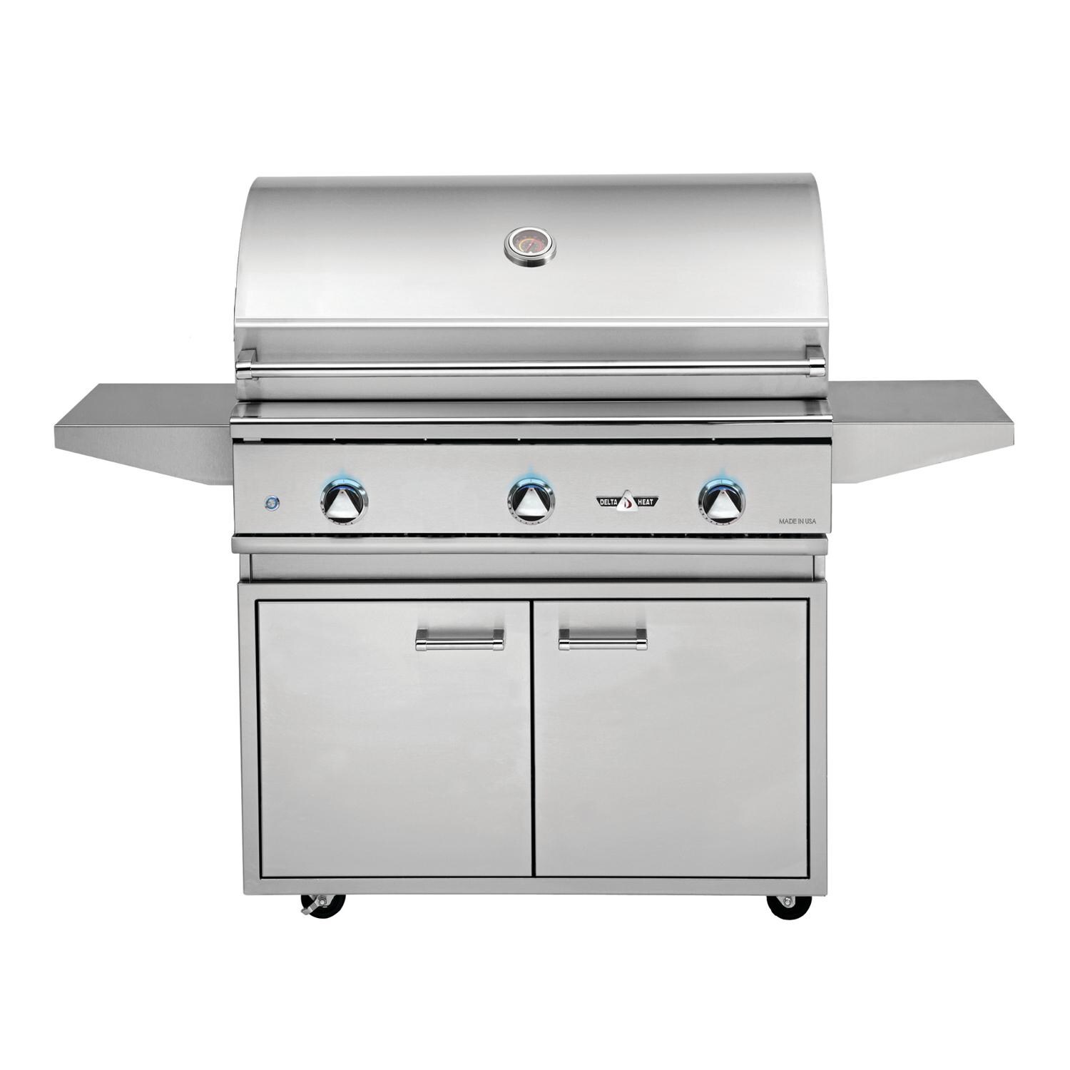 Delta Heat 38-Inch 3-Burner Natural Gas Grill On Cart thumbnail