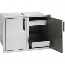 Fire Magic Premium Flush 30-Inch Enclosed Cabinet Storage With Drawers With Soft Close - 53930SC-22 image