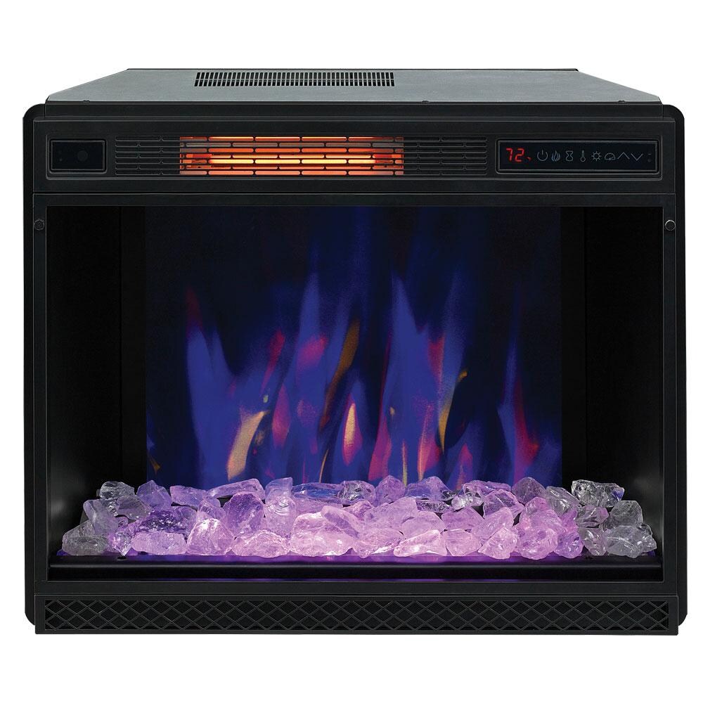 Classic Flame 28II042FGL Spectrafire 28-Inch 3D Infrared Quartz Electric Fireplace Insert - Purple Bed thumbnail