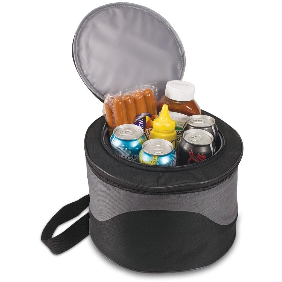Picnic Time Caliente All-In-One Round Charcoal Grill/Cooler
