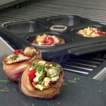 Flame Friendly 10 X 8-Inch Ceramic Bacon Bowl image