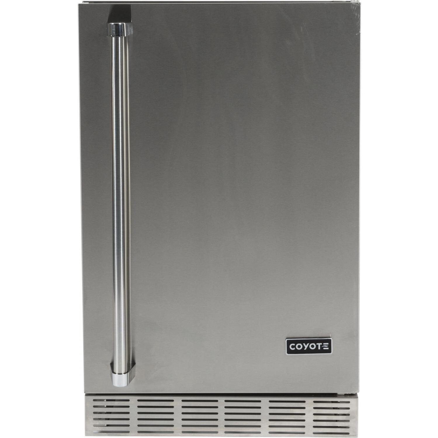 Coyote 21-Inch 4.1 Cu. Ft. Right Hinge Outdoor Rated Compact Refrigerator - CBIR image
