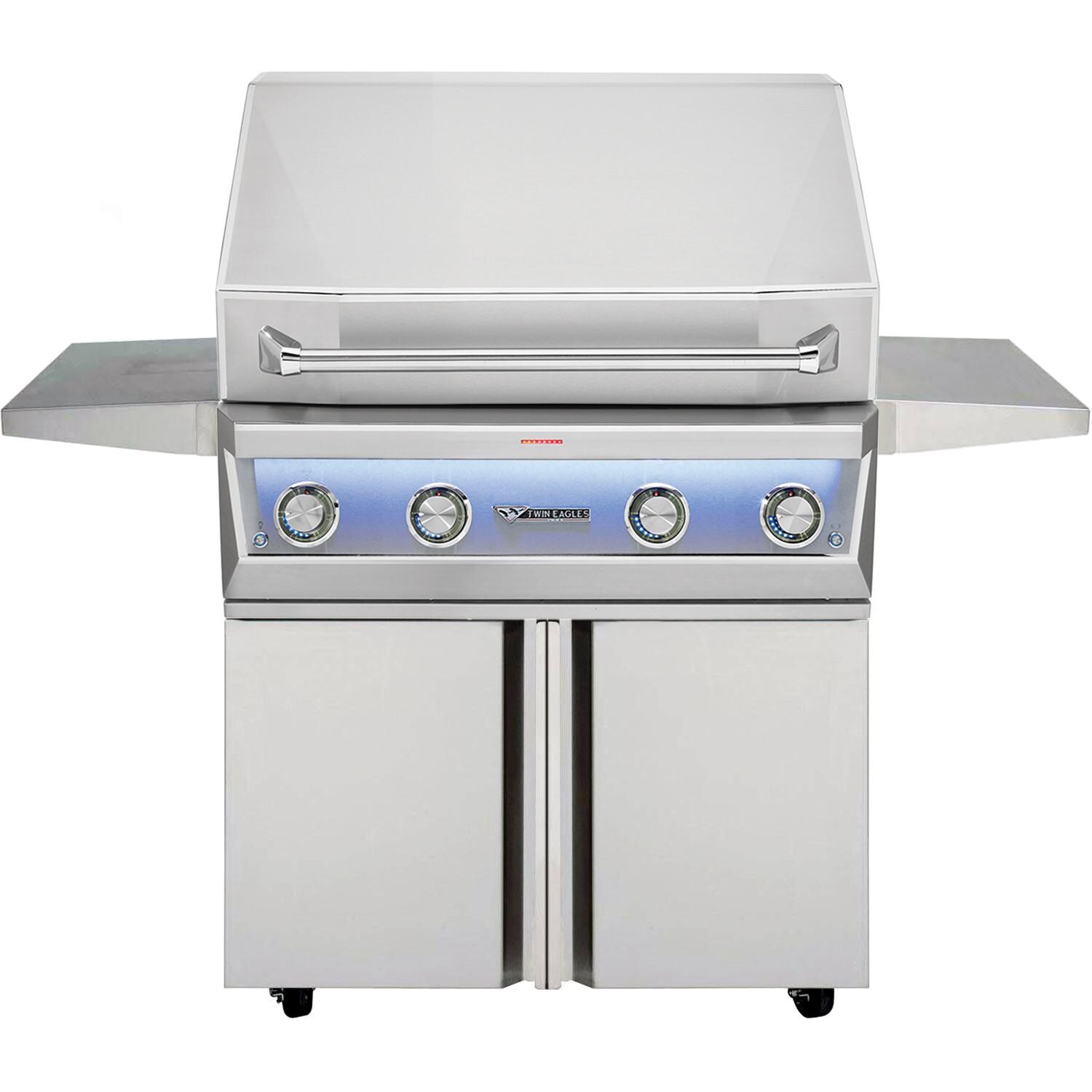 Twin Eagles TE1BQ36RS-N Eagle One 36-Inch 3-Burner Natural Gas Grill with Infrared Sear Zone & Rotisserie Burner On Standard Cart thumbnail