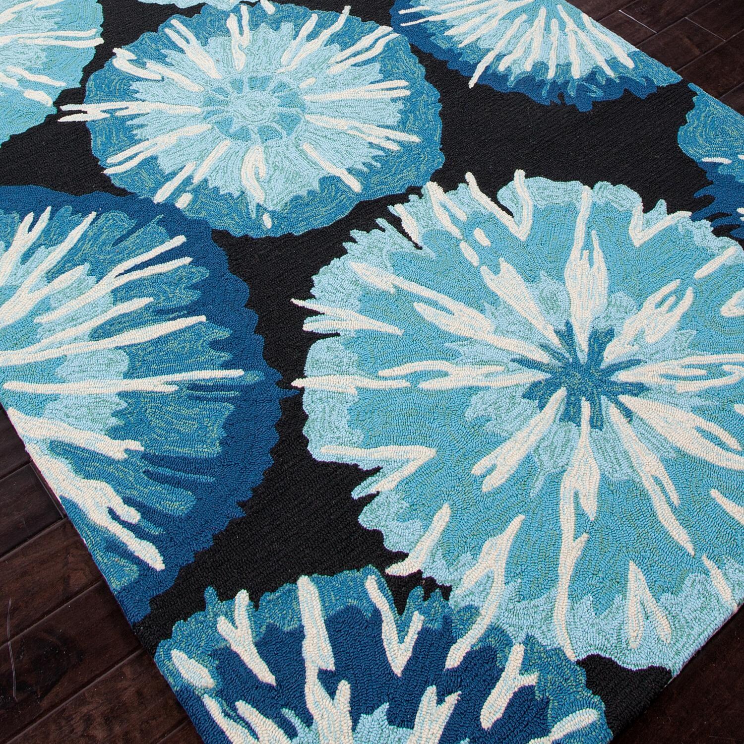 Jaipur Rugs Barcelona Starburst 5 X 7.6 Indoor/Outdoor Rug - Angle View thumbnail
