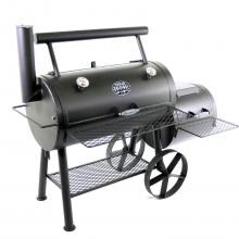 Texas Original Pits Luling 20x40x20 Fully Loaded Single Lid Offset Smoker W/ Counter Weight - SLCW-20.40.20