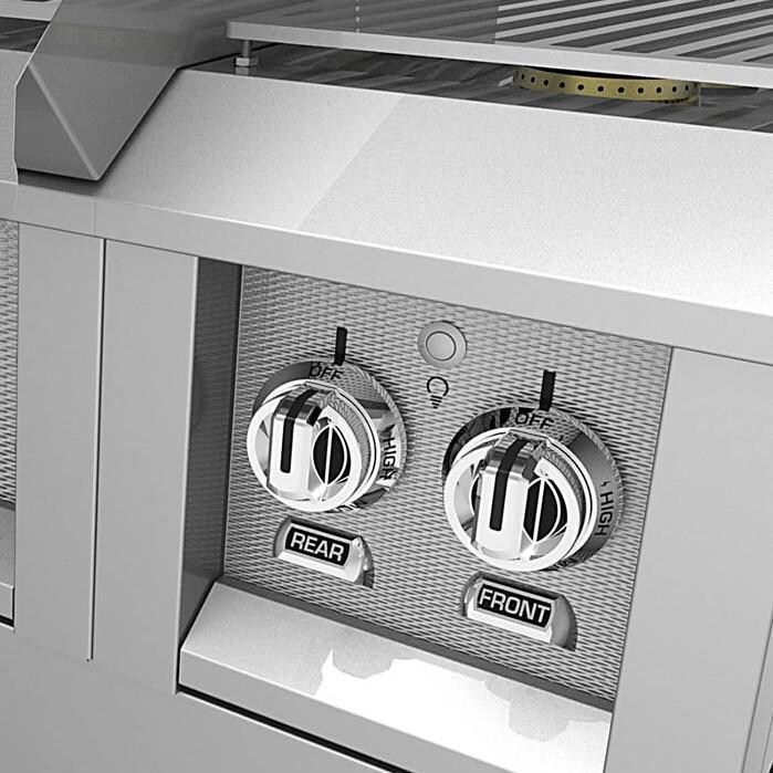 Hestan Deluxe 42-Inch Gas Grill - Double Side Burner Control Panel thumbnail