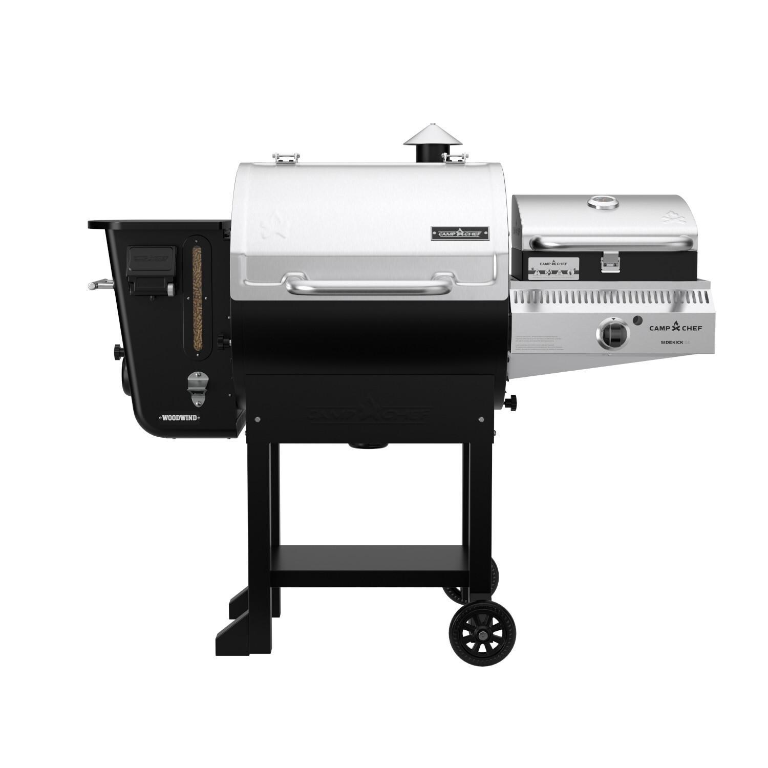 Camp Chef PG24CL Woodwind WiFi 24-Inch Pellet Grill With Propane Sidekick Sear Box thumbnail