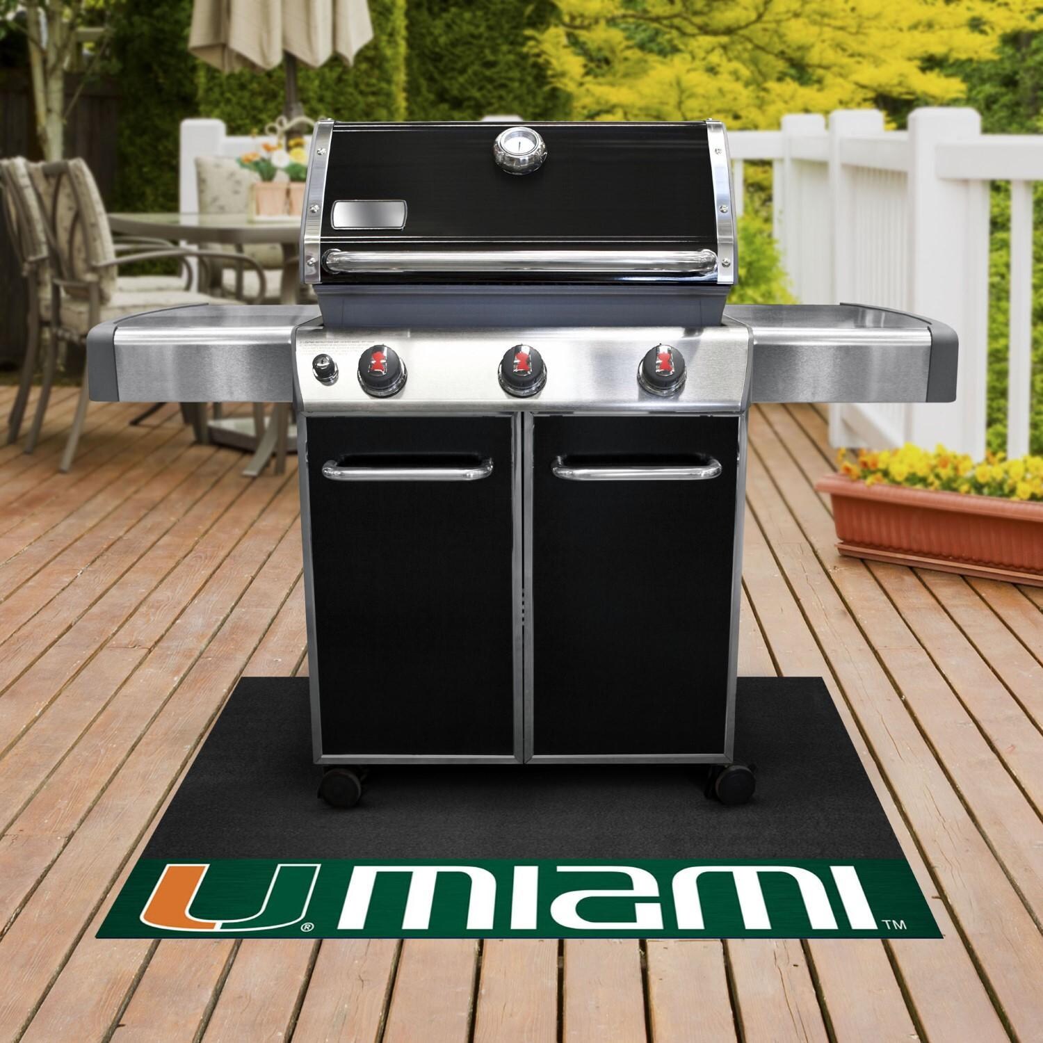 Fanmats University of Miami Grill Mat
