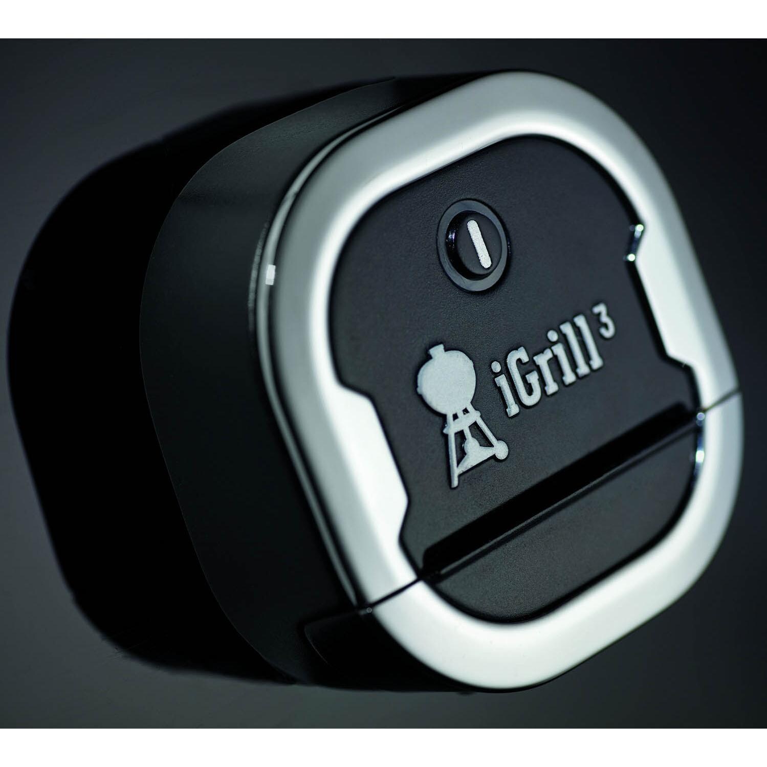 Weber 7204 iGrill 3 Wireless Bluetooth Smart Connection Grill Thermometer - Angled View thumbnail