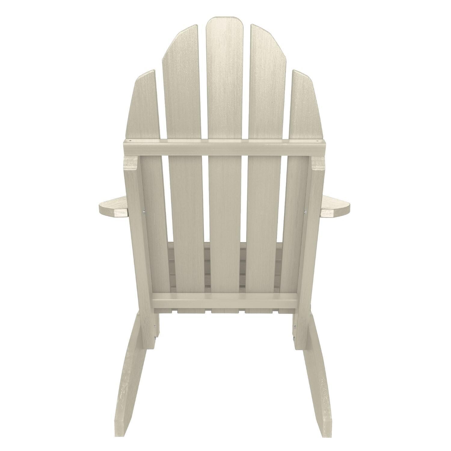 Lakeview The Charmville Adirondack Chair - Whitewash - Back thumbnail