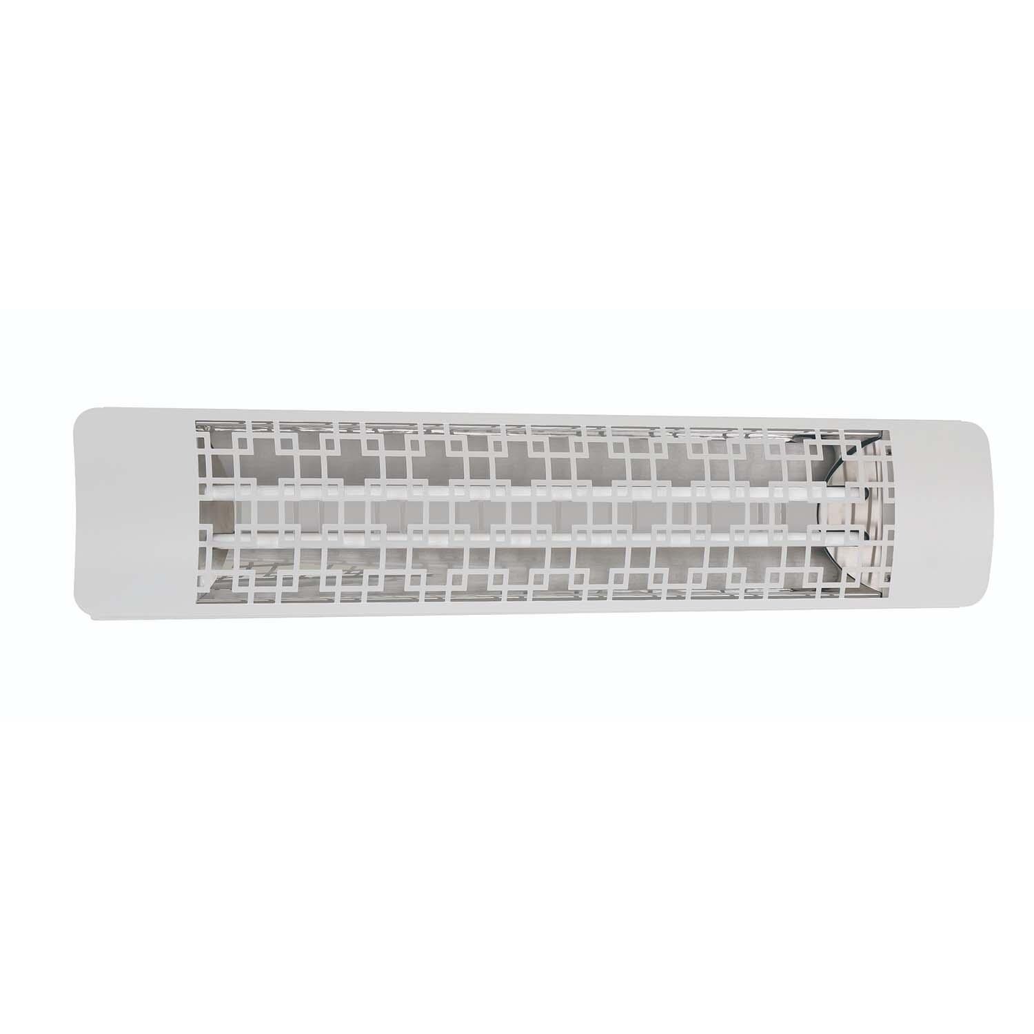 Eurofase Brix Series 39-Inch 4000 Watt Dual Element 277V Electric Infrared Patio Heater - White - EF40277W5
