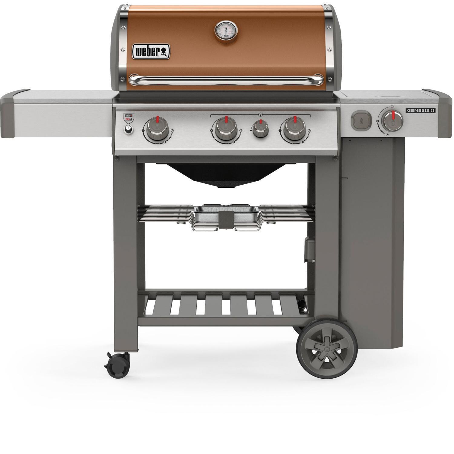 Weber Genesis II 61022001 E-330 Propane Gas Grill - Copper (2019)  thumbnail