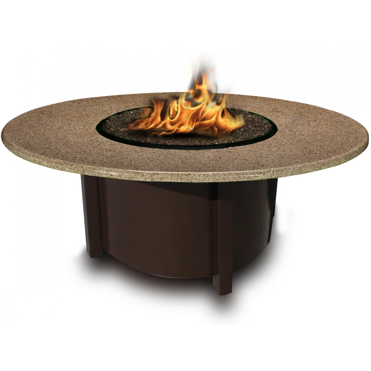 California Outdoor Concepts Carmel 48-Inch Fire Pit Table - Front View thumbnail
