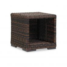 Montecito 22 Inch Square Wicker Patio End Table By Sunset West