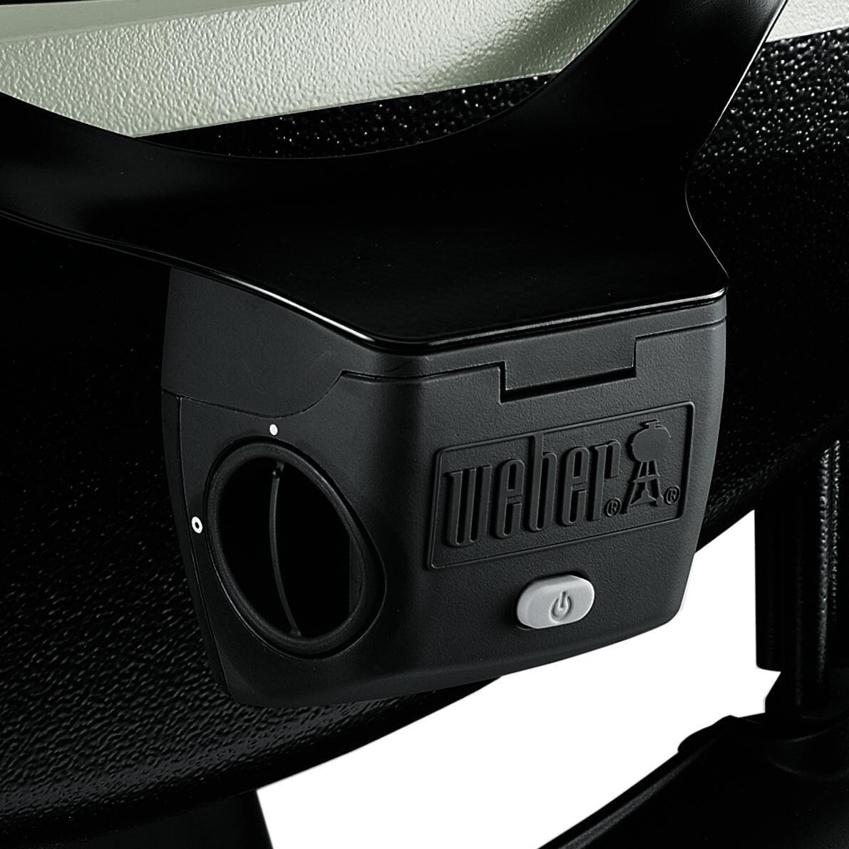 Weber Q 3200 Natural Gas Grill On Cart - Grill Out Handle Light thumbnail