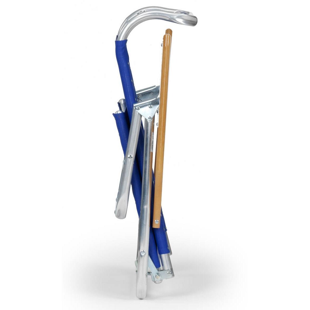 Original Mini-Sun Folding Aluminum Beach Chair By Telescope Casual - Blue &  White Stripe : BBQGuys