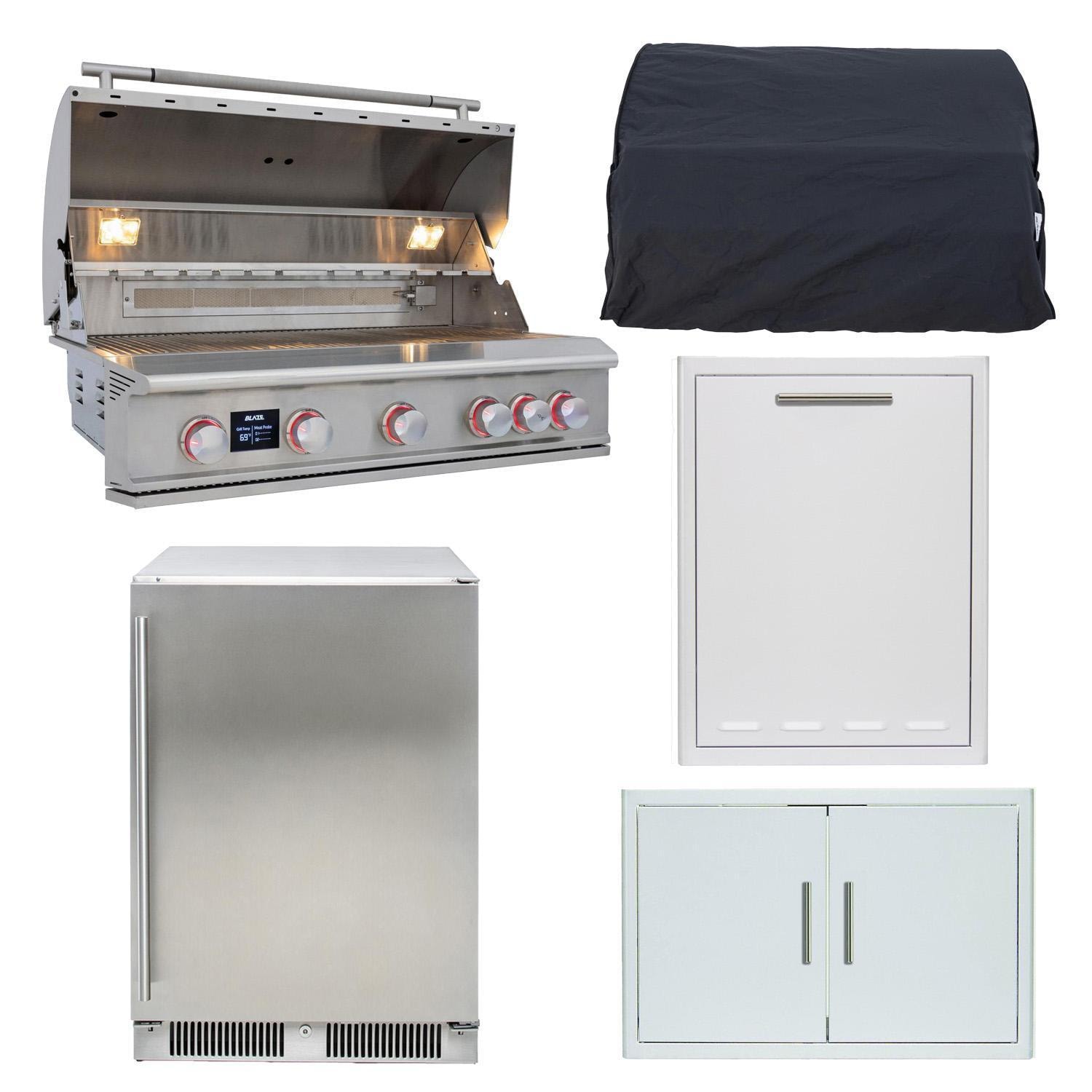 Blaze LTE PRO 5 Pc 40-in Propane Outdoor Kitchen Package - BLZ-5LTEPRO-LP-5PC-SC