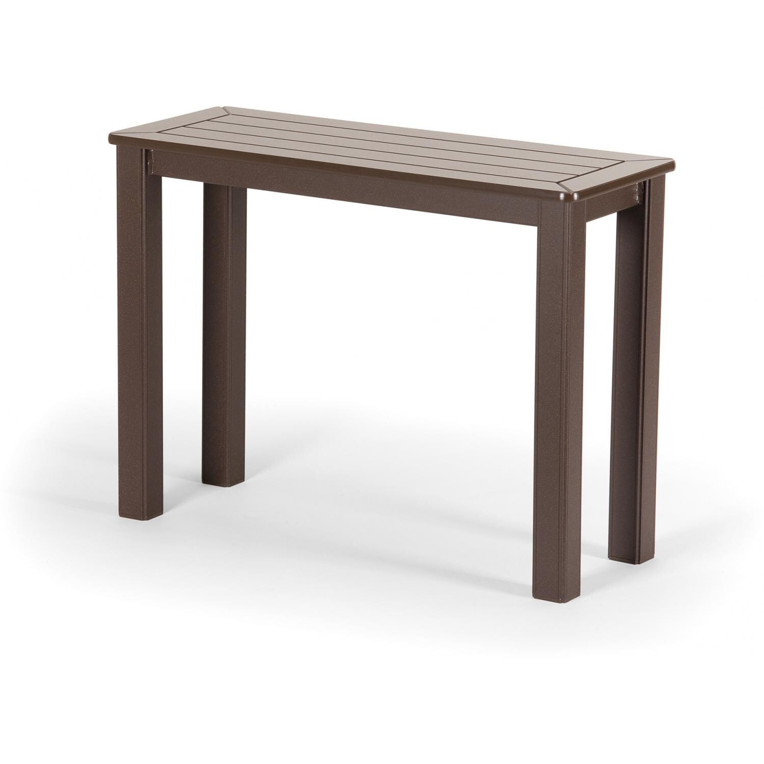 27 X 10 Inch Rectangular MGP Chaise Table in Textured Kona by Telescope Casual