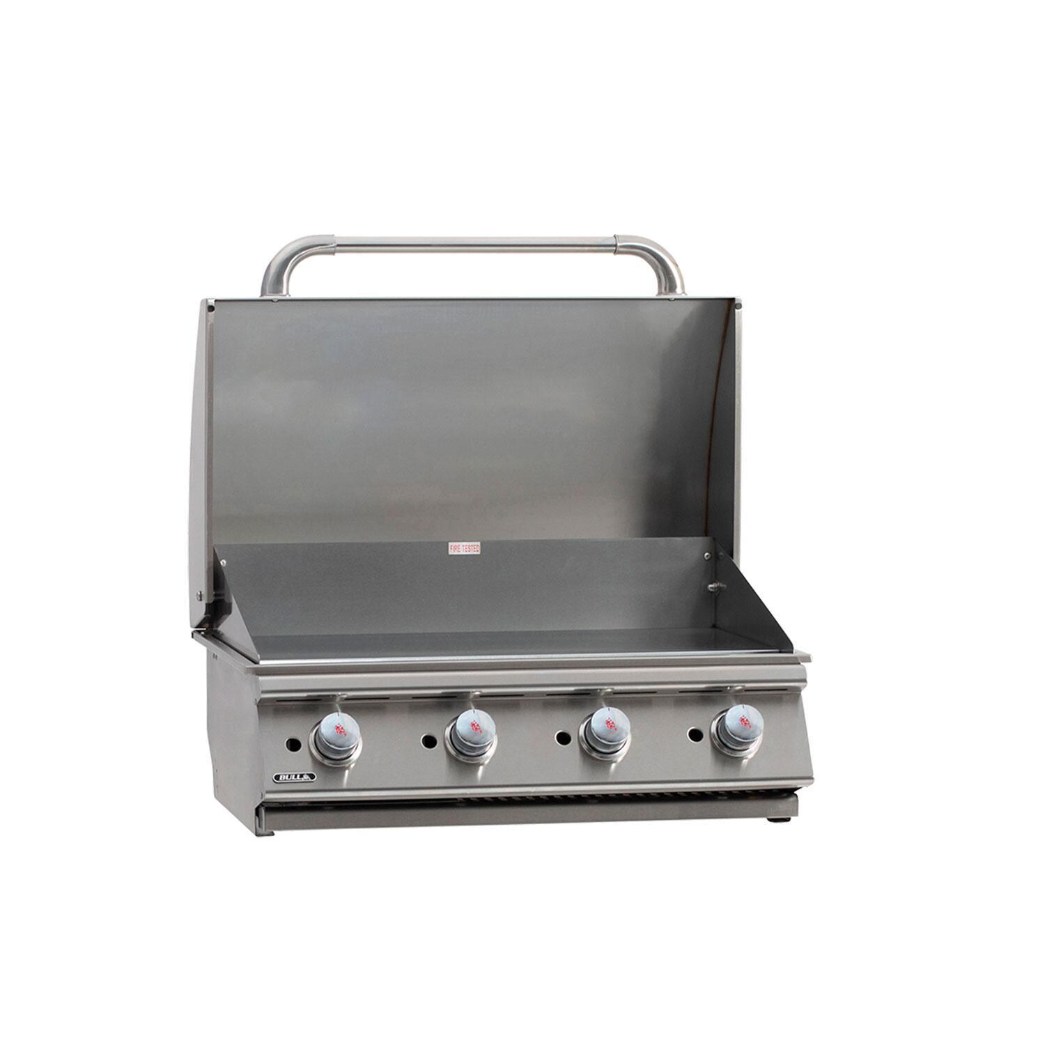 Bull 92009 30-Inch Stainless Steel Flat Top Grill - Natural Gas - White Background thumbnail