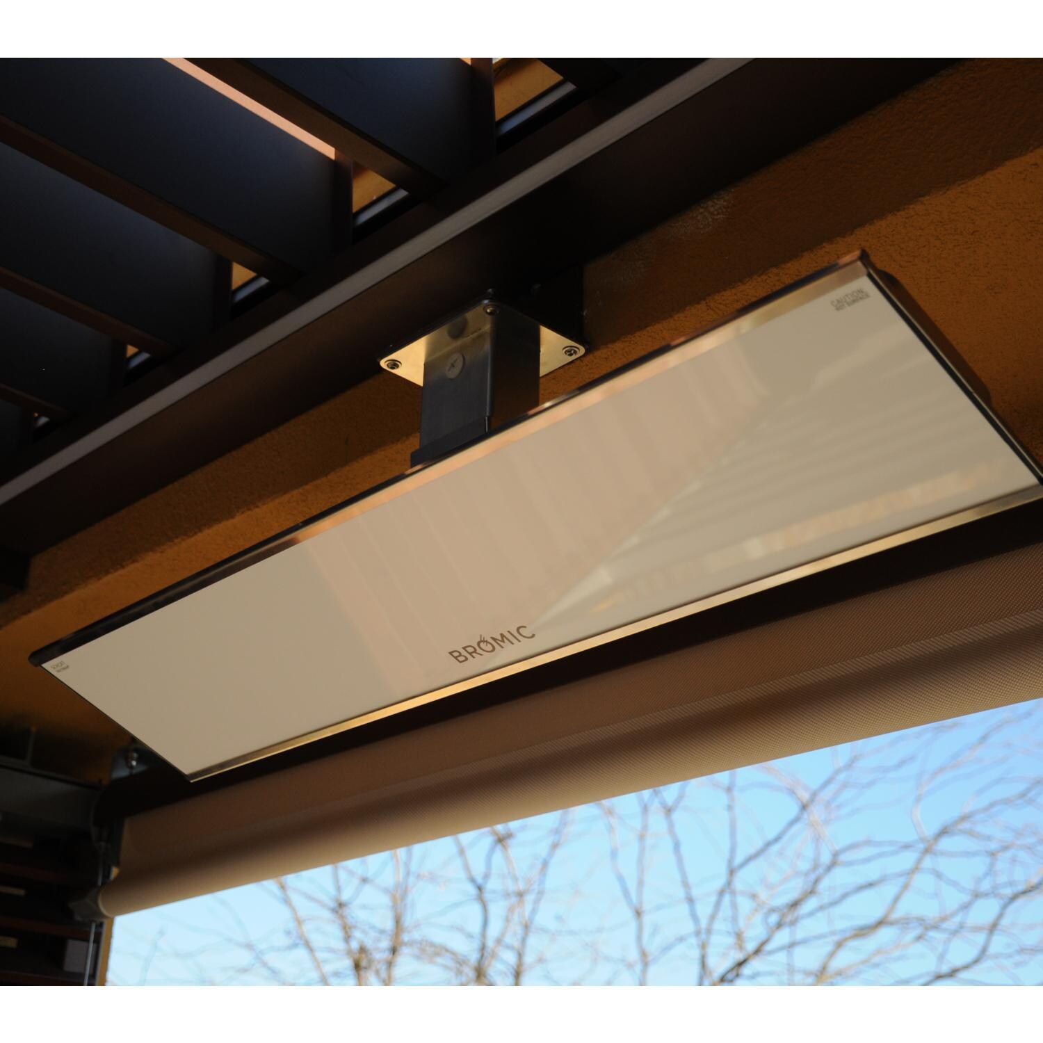 Bromic BH3622001 53-Inch 4500W Dual Element 240V White Electric Infrared Heater - Ceiling Mount thumbnail